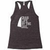 grab life by the sail Racerback Tank