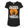 teacher Maternity Scoop Neck T-shirt