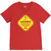 warning may...talking about fishing V-Neck Tee