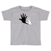 rabbit hand shadow Toddler T-shirt