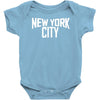 new york city ringer Baby Onesie
