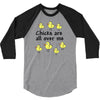 chicks all over me 3/4 Sleeve Shirt