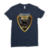 protected by boxer security Ladies Fitted T-Shirt