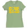 gone squatchin Ladies Fitted T-Shirt
