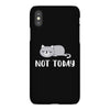 Cat Says Not Today iPhoneX