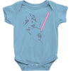 banksy cool darth Baby Onesie