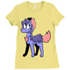 yorkie palette custom Ladies Fitted T-Shirt