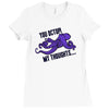 octopi my thoughts Ladies Fitted T-Shirt