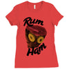 rum ham Ladies Fitted T-Shirt