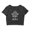 the best teachers are born in july Crop Top