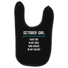 October Girl Baby Bibs