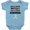 Once a Cancer Patient Now a Cancer Survivor Baby Bodysuit