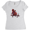 mushroom eater Women's Triblend Scoop T-shirt