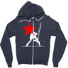 he clash inspired long sleeve Zipper Hoodie