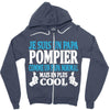 papa pompier Zipper Hoodie
