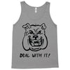 deal with it angry pitbul Tank Top