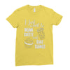 i just want to drink coffee &amp; bake things Ladies Fitted T-Shirt