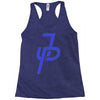 jake paul blue Racerback Tank