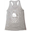 snow man Racerback Tank