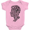 MENDES_ARMY 3 Baby Onesie