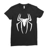 black funny glow in dark glowing Ladies Fitted T-Shirt