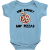 mo money mo pizzas 1 Baby Bodysuit