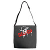django unchained film Adjustable Strap Totes