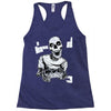 skull gamer Racerback Tank