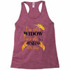 i'm not a widow i'm a wife to a husband with wings Racerback Tank