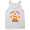 This Girl Loves Saint Bernard Tank Top