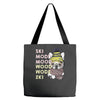 ski mood french bulldog Tote Bags