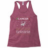 cancer christmas ugly sweater Racerback Tank