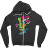 retrosaurus rex Zipper Hoodie