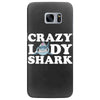 crazy lady shark Samsung Galaxy S7 Edge Case