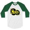 huh bang pow boom splat carto 3/4 Sleeve Shirt
