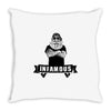 infamous Throw Pillow