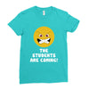 The Students Are Coming Ladies Fitted T-Shirt