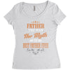 father the man the myth best father ever Women's Triblend Scoop T-shirt