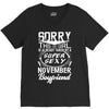 This Girl Is Taken By A Super Sexy November Boyfriend V-Neck Tee
