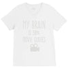 my brain is 90% movie quotes V-Neck Tee