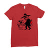 cat vs mouse Ladies Fitted T-Shirt