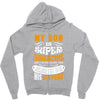 My Son Is Super Awesome His Stepdad Zipper Hoodie