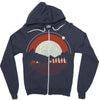 peaceful universe Zipper Hoodie