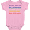earth is not flat Baby Bodysuit