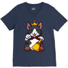 lucky cait sith V-Neck Tee