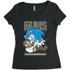 anti dauphin violeurs Women's Triblend Scoop T-shirt