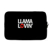 llama lovin' lover Laptop sleeve