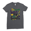 i'm just here for the beads Ladies Fitted T-Shirt