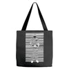 banksy prisoner barcode Tote Bags