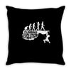 climbing evolution Throw Pillow